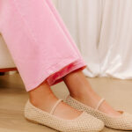 The Aurora Raffia Woven Flats