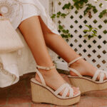 The Elizabeth Embellished Wedge
