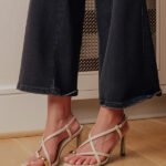 The Liliana Faux Leather Heel in Cream