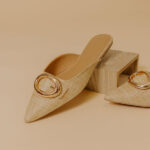 The Nova Raffia Woven Flats